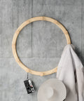 Set aus 4 Wandgarderoben mit 3 verstellbaren Holzhaken
