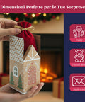 Adventskalender – Baumversion mit Schubladen oder Häuschen mit Aufklebern