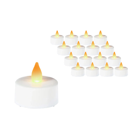 Set aus 16 dekorativen LED-Kerzen - warmes Licht für Innenräume
