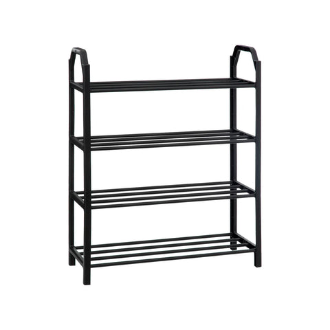 Schuhschrank für 8 Paar Schuhe, 50x64 cm, Schwarz
