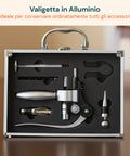 Sommelier-Set mit 6 Teilen im eleganten Aluminiumkoffer