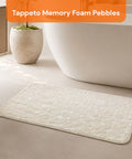 Beiger Memory-Foam-Teppich 50x80 cm