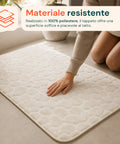 Beiger Memory-Foam-Teppich 50x80 cm