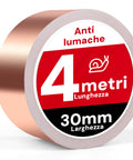 Schneckenabwehrband für Pflanzen und Gemüse 4 m