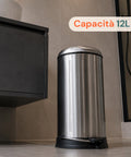 Abfalleimer Easy Close Lagun Inox 12 l