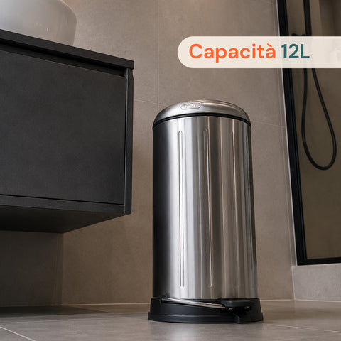 Abfalleimer Easy Close Lagun Inox 12 l