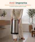 Abfalleimer Easy Close Lagun Inox 12 l