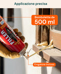 Dichtender Füllschaum 500 ml für Risse, Löcher und Hohlräume