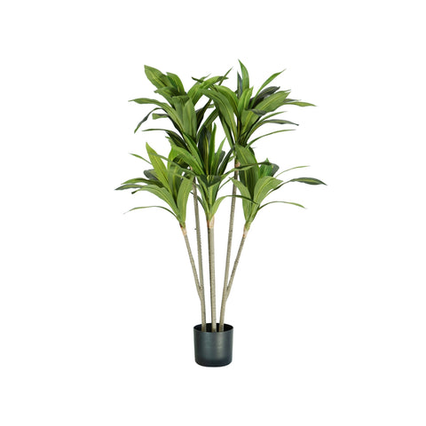 Garden Friend Dracaena Pflanze aus Polyethylen mit 88 Blättern und Topf mit Moos 130 cm EAN 8023755056513