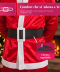 Komplettes Weihnachtsmannkostüm – Mütze, Bart, Jacke und Hose