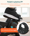 Professionelles Indoor-Bike – Stahlrahmen und Display mit Smartphone-Halterung