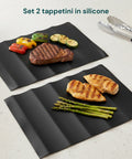 Antihaft-Grillmatten, 2er-Set