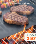Antihaft-Grillmatten, 2er-Set