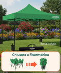 Zusammenklappbarer, wasserdichter Pavillon 3 x 3 m mit Tasche und Gewichten inklusive