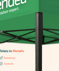 Zusammenklappbarer, wasserdichter Pavillon 3 x 3 m mit Tasche und Gewichten inklusive