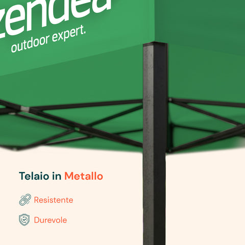 Zusammenklappbarer, wasserdichter Pavillon 3 x 3 m mit Tasche und Gewichten inklusive