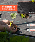 Unkrautvlies für den Garten 2 x 10 m, 90 g/m², aus PP, vielseitig einsetzbar