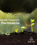 Unkrautvlies für den Garten 2 x 10 m, 90 g/m², aus PP, vielseitig einsetzbar