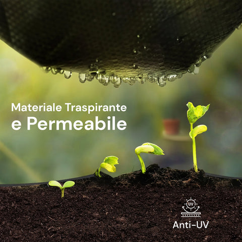 Unkrautvlies für den Garten 2 x 10 m, 90 g/m², aus PP, vielseitig einsetzbar