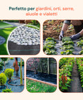 Unkrautvlies für den Garten 2 x 10 m, 90 g/m², aus PP, vielseitig einsetzbar