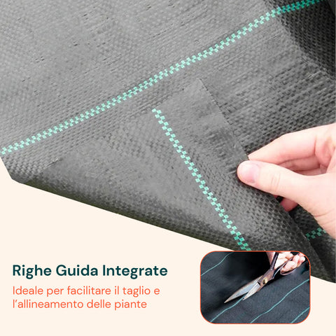 Unkrautvlies für den Garten 2 x 10 m, 90 g/m², aus PP, vielseitig einsetzbar