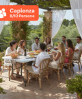 Clori XL Picknicktisch, klappbar und als Koffer zusammenfaltbar, aus PP-Kunstharz