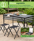 Platzsparendes Camping-Set als Koffer aus Aluminium