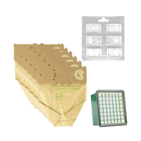 Ersatzteilset VK130 VK131 – 12 Beutel, 2 Filter, 20 Duftstäbchen