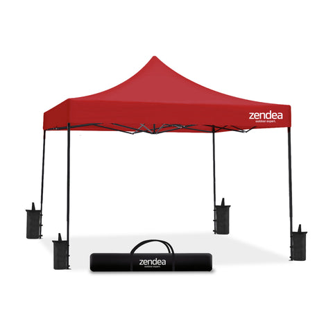 Zusammenklappbarer, wasserdichter Pavillon 3 x 3 m mit Tasche und Gewichten inklusive