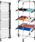 Magic Dry Tower – Elektrischer, faltbarer Wäscheständer mit 3 Ebenen, 300 W
