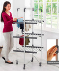 Magic Dry Tower – Elektrischer, faltbarer Wäscheständer mit 3 Ebenen, 300 W