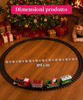 Animierter elektrischer Weihnachtzug mit Lichtern und Geräuschen für den Weihnachtsbaum