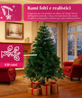 Klassischer Weihnachtsbaum – Dichte und stabile Zweige, Höhe 150/180/210 cm