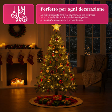 Klassischer Weihnachtsbaum – Dichte und stabile Zweige, Höhe 150/180/210 cm