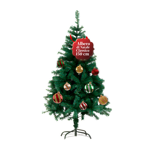 Klassischer Weihnachtsbaum – Dichte und stabile Zweige, Höhe 150/180/210 cm