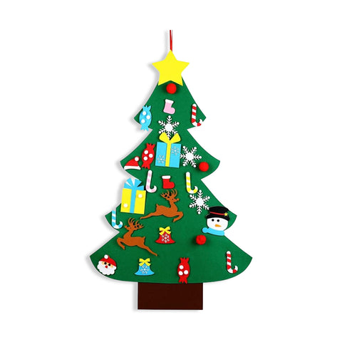 Weihnachtsbaum aus Filz für Kinder – 26 Spiele inklusive, einfach und macht Spaß