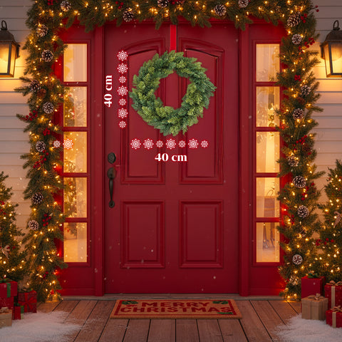Grüner Weihnachtskranz Ø40 cm – Dichte Struktur mit natürlicher Optik