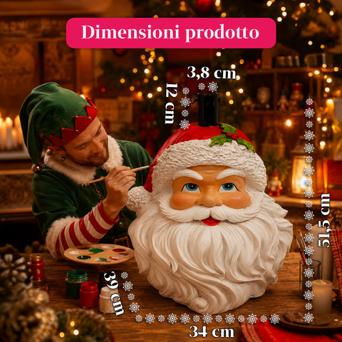 Dekorativer Christbaumständer, 10 Motive, aus Eisen und Magnesium, universelle Befestigung, für Bäume bis 210 cm, 2 Modelle mit LED-Leuchten