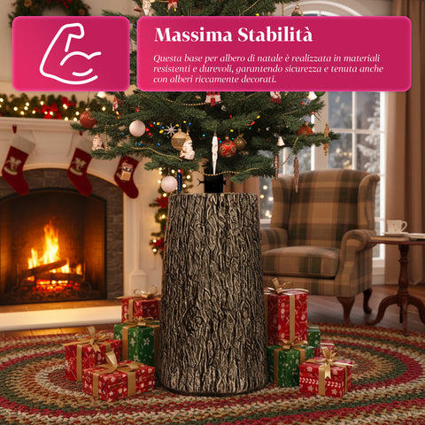 Realistische Basis für XXL-Weihnachtsbäume von 120 bis 210 cm – Stamm-Optik