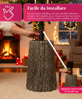 Realistische Basis für XXL-Weihnachtsbäume von 120 bis 210 cm – Stamm-Optik