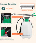 Drucksprüher mit Sprühlanze und PVC-Schlauch, 4000 ml