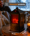 Elektrischer Tischkamin EIRA 1000 W mit Fernbedienung