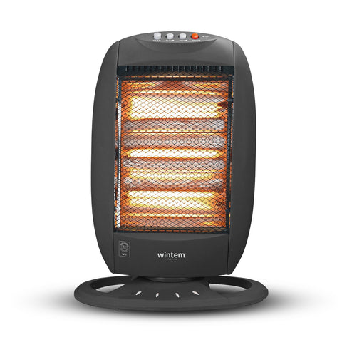 Tuck Halogenheizung 1200 W – 3 Heizelemente und automatische Oszillation