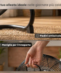 Standventilator ø 40 cm – Neigbar, Leistung 65 W und Metallflügel