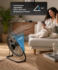 Standventilator ø 40 cm – Neigbar, Leistung 65 W und Metallflügel