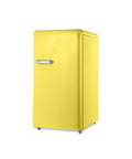 Ein-türiger Retro-Kühlschrank 100 l Gelb