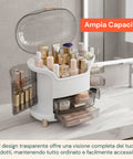Schräger Make-up-Organizer mit Stufen - Modernes und funktionales Design in 2 Farben