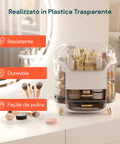 Schräger Make-up-Organizer mit Stufen - Modernes und funktionales Design in 2 Farben