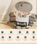 Schräger Make-up-Organizer mit Stufen - Modernes und funktionales Design in 2 Farben
