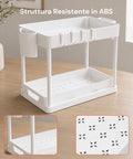 Mehrzweck-Organizer 40x21,5x37 cm mit Regalböden und inklusive Zubehör